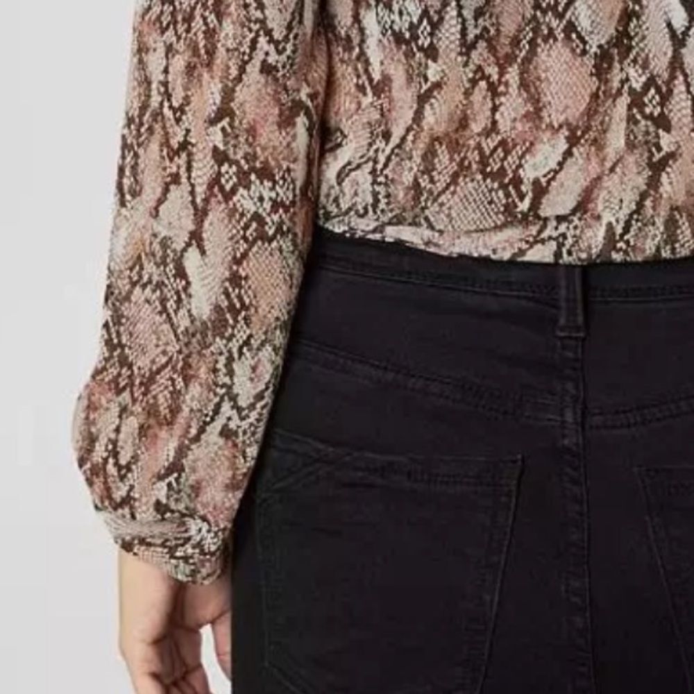 Altar’d State S Blush Tan Brown Python Snake Prin… - image 3